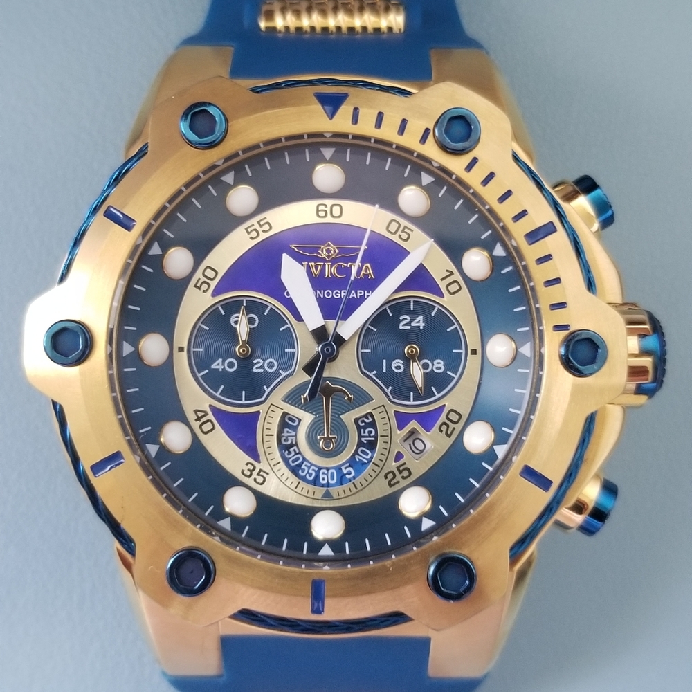 Invicta BOLT watch/ royal blue